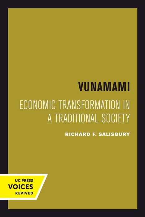 Richard F. Salisbury: Vunamami, Buch