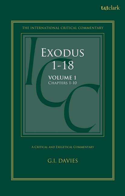 Graham I Davies: Exodus 1-18: A Critical and Exegetical Commentary, Buch