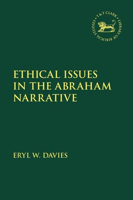 Titel: "Ethical Issues in the Abraham Narrative"  
Autor: Eryl W. Davies  
Grüner Hintergrund mit goldener Schrift. Oben rechts ein rundes Logo.