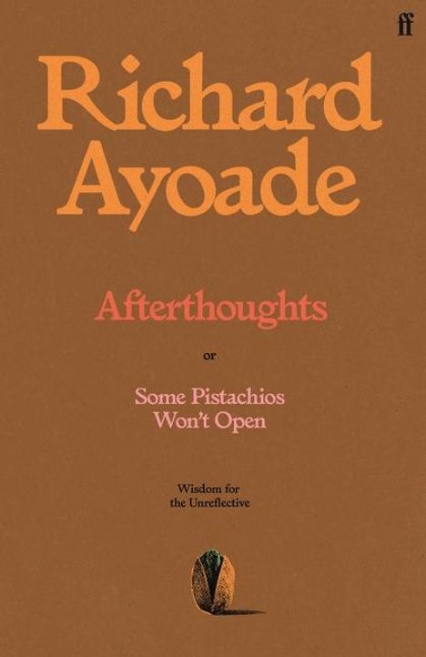 Richard Ayoade: Afterthoughts, Buch