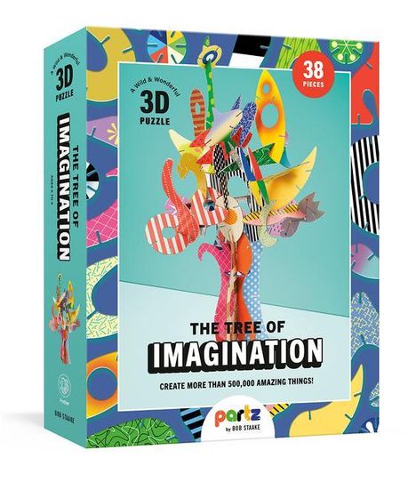 Bob Staake: The Tree of Imagination: A Wild and Wonderful 3-D Puzzle: 38 Pieces, Spiele