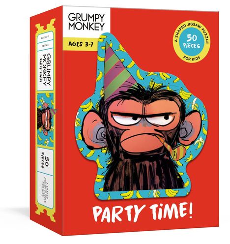 Suzanne Lang: Grumpy Monkey Party Time! Puzzle, Spiele