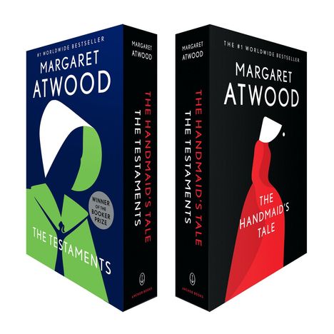 Margaret Atwood (geb. 1939): The Handmaid's Tale and The Testaments Box Set, 2 Bücher