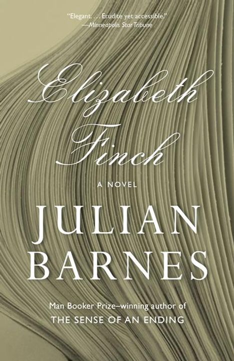 Julian Barnes: Elizabeth Finch, Buch