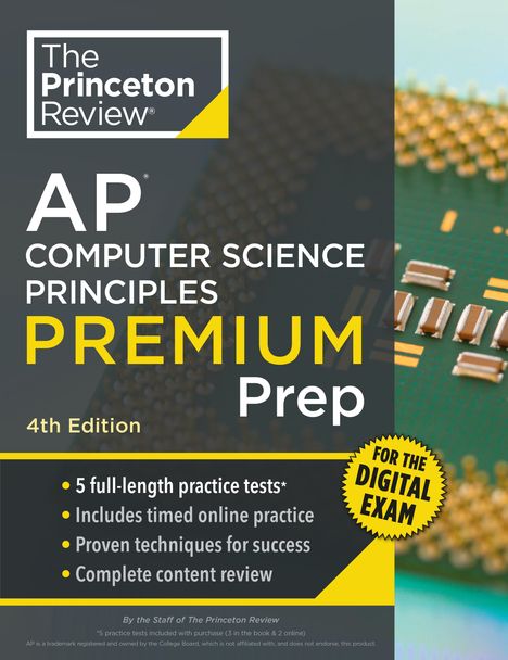 The Princeton Review: Princeton Review AP Computer Science Principles Premium Prep, 4th Edition, Buch