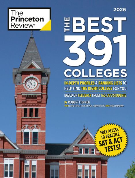 The Princeton Review: The Best 391 Colleges, 2026, Buch