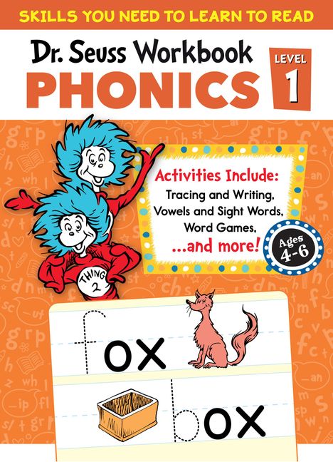 Dr. Seuss: Dr. Seuss Phonics Level 1 Workbook, Buch