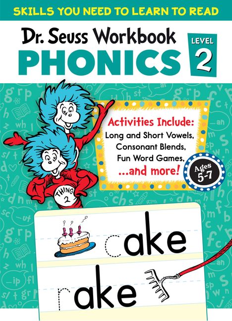 Dr. Seuss: Dr. Seuss Phonics Level 2 Workbook, Buch