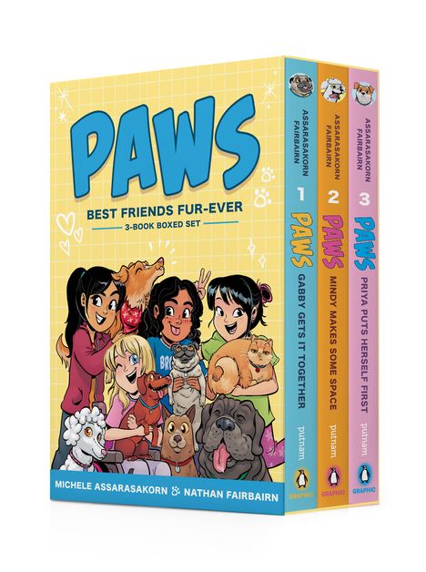 Nathan Fairbairn: Paws: Best Friends Fur-Ever Boxed Set (Books 1-3), Diverse