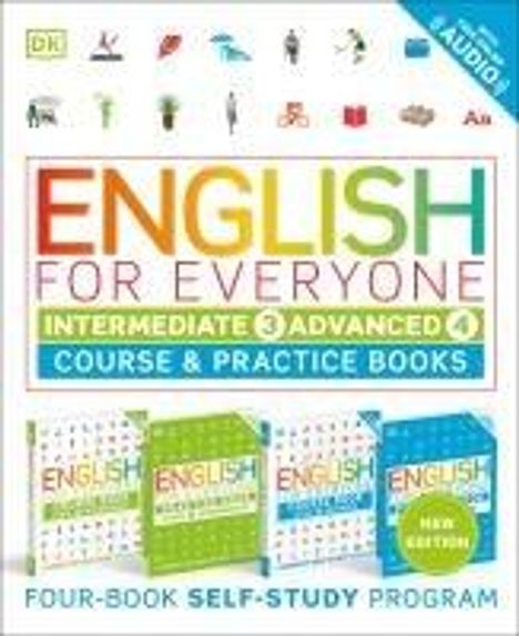 Dk: English for Everyone Intermediate and Advanced Box Set, Diverse