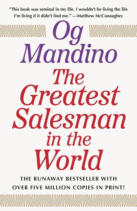 Og Mandino: The Greatest Salesman in the World, Buch