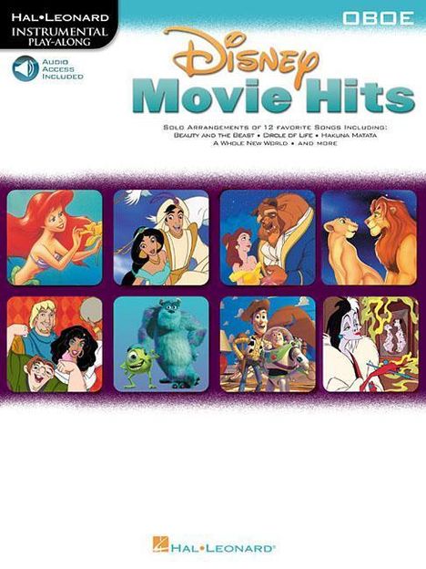 Disney Movie Hits for Oboe, Buch