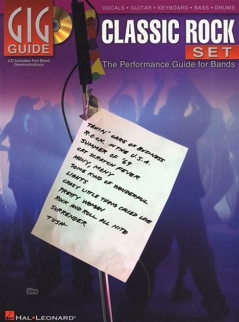 Gig Guides: Classic Rock Set, Noten