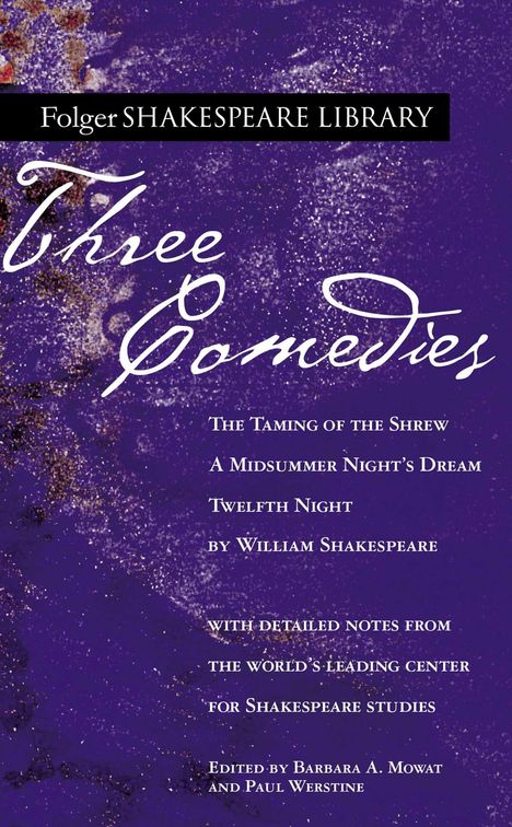 William Shakespeare: Three Comedies, Buch