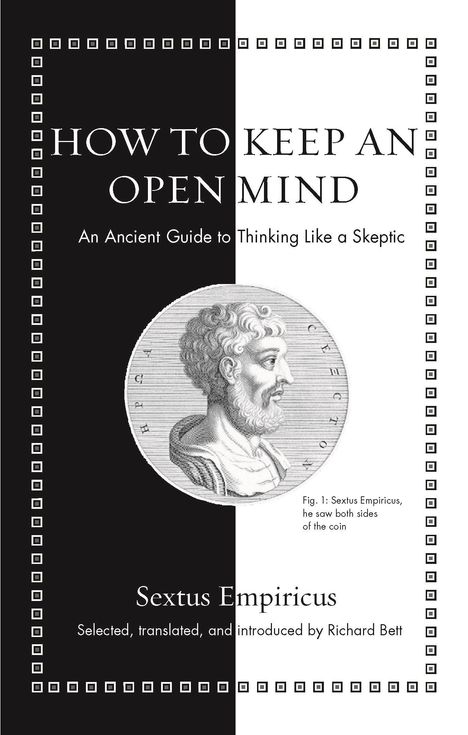 Sextus Empiricus: How to Keep an Open Mind, Buch