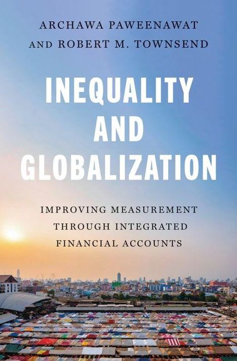 Titel: Inequality and Globalization. Untertitel: Improving Measurement Through Integrated Financial Accounts. Gebäude im Hintergrund.