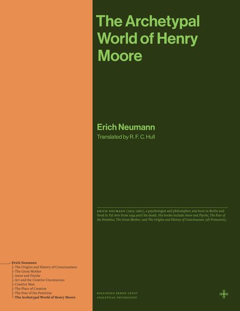 Erich Neumann: The Archetypal World of Henry Moore, Buch