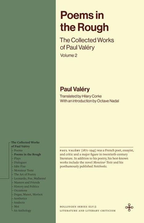 „Poems in the Rough“ von Paul Valéry, Band 2, übersetzt von Hilary Corke, Einführung von Octave Nadal.