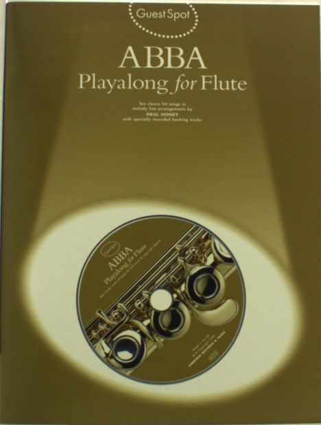 Abba: Guest Spot Abba Flute Book/Cd, Noten