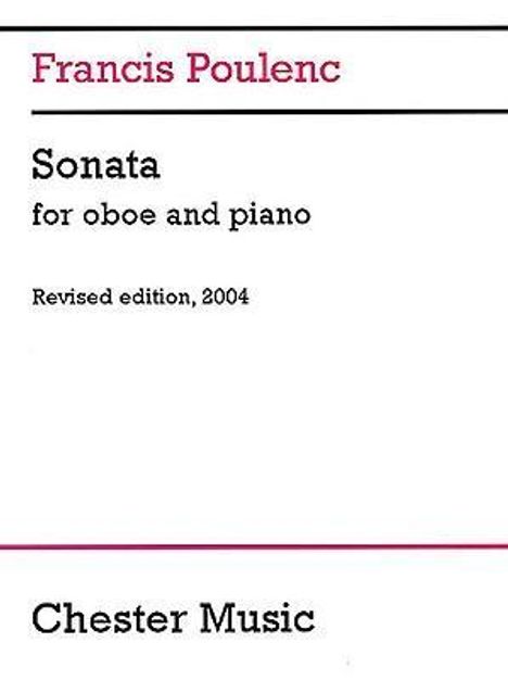 Sonata for Oboe and Piano [With Oboe Part Booklet], Buch