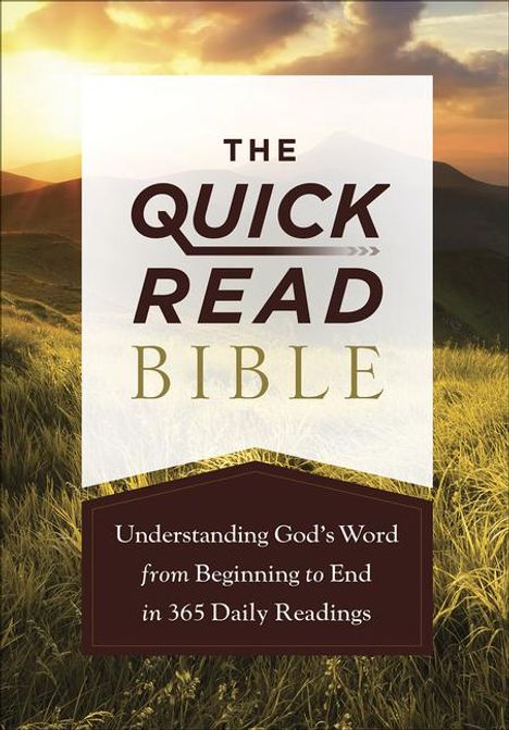 Harvest House Publishers: The Quick-Read Bible, Buch