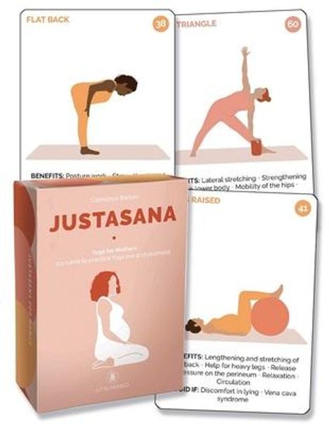 Clemence Barbier: Justasana for Mothers Oracle Deck, Diverse