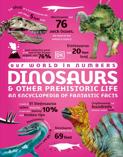 Dk: Our World in Numbers Dinosaurs &amp; Other Prehistoric Life, Buch