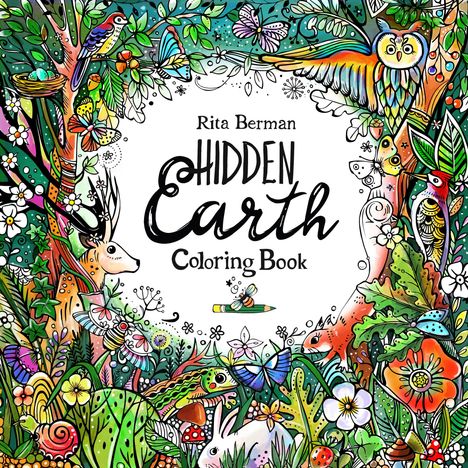 Rita Berman: Hidden Earth Coloring Book, Buch