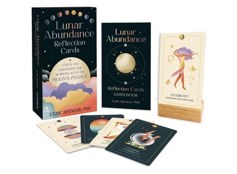 Ezzie Spencer: Lunar Abundance Reflection Cards, Diverse