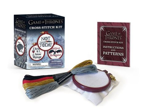 Running Press: Game of Thrones Cross-Stitch Kit, Buch