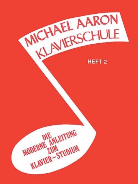 Aaron Klavierschule 2, Noten