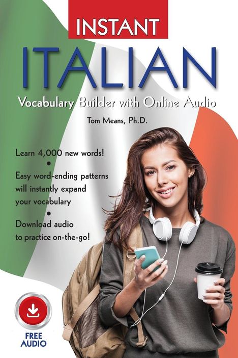 Tom Means: Instant Italian Vocabulary Builder with Online Audio, Buch