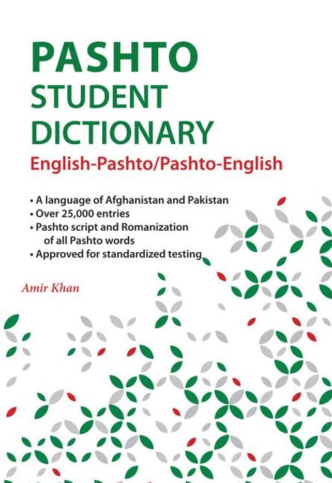 Amir Khan: Pashto Student Dictionary, Buch