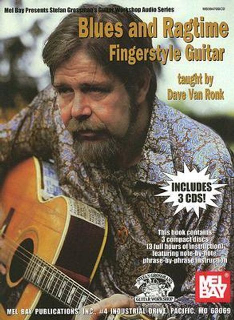Dave Van Ronk: Blues & Ragtime Fingerstyle Gu, Noten