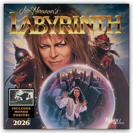 Universe Publishing: John Henson's Labyrinth 2026 - Wandkalender, Kalender