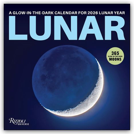 Universe Publishing: Lunar - Mond 2026 - Wandkalender, Kalender