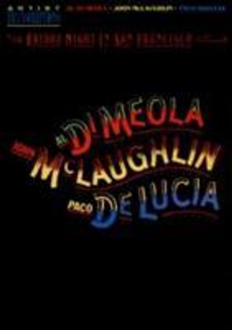 Al Di Meola, John McLaughlin and Paco Delucia - Friday Night in San Francisco: Artist Transcriptions, Buch