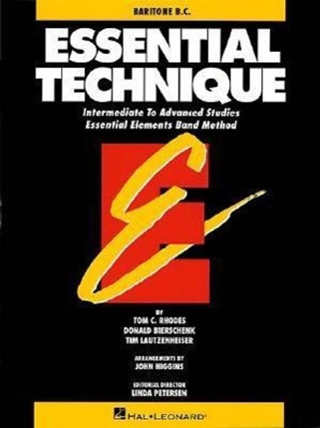 Rhodes Biers: Essential Technique - Baritone B.C. Intermediate to Advanced Studies (Book 3 Level), Buch