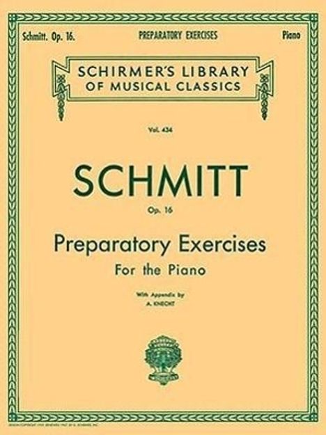 Preparatory Exercises, Op. 16, Buch
