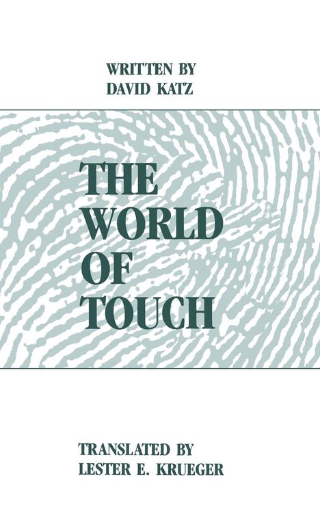 David Katz: The World of Touch, Buch