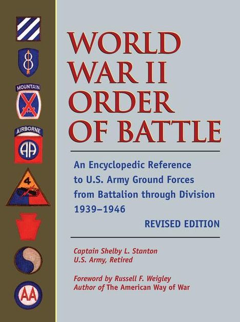 Shelby L Stanton: World War II Order of Battle, Buch