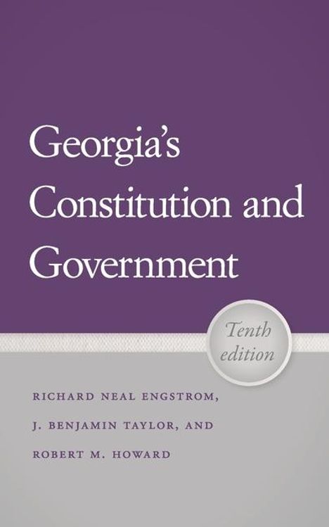 Georgia's Constitution and Government, 10th Edition, Buch