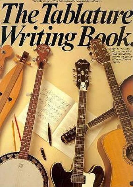 The Tablature Writing Book, Buch