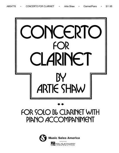 Artie Shaw - Concerto for Clarinet, Buch