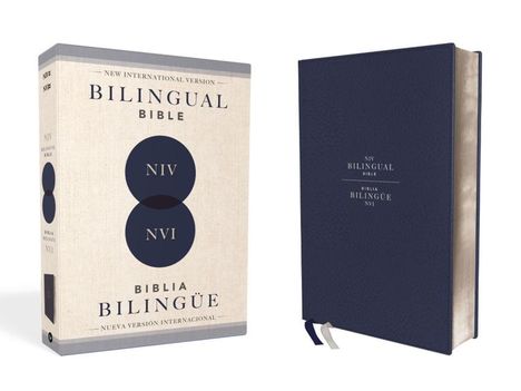 Nueva Versión Internacional: Niv/NVI Bilingual Bible, Revised Text 2022, Leathersoft, Navy / Niv/Nvi, Biblia Bilingüe, Revisión 2022, Leathersoft, Azul Añil, Buch