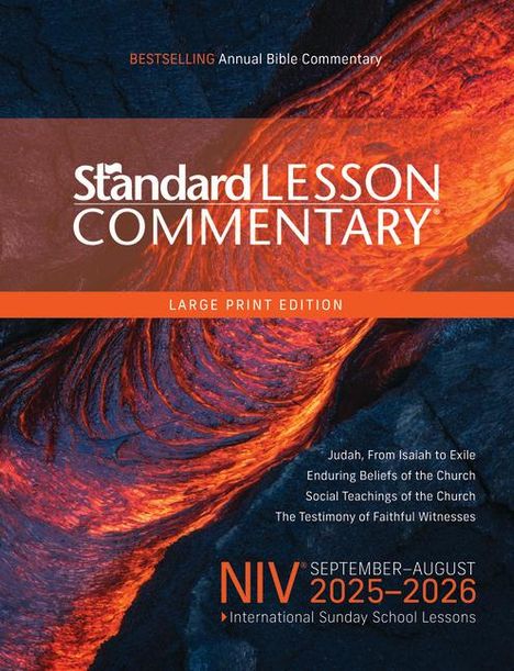 Standard Publishing: Niv(r) Standard Lesson Commentary(r) Large Print Edition 2025-2026, Buch