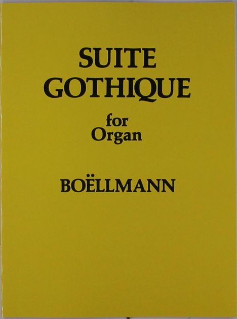 Leon Boellmann Suite Gothique, Buch