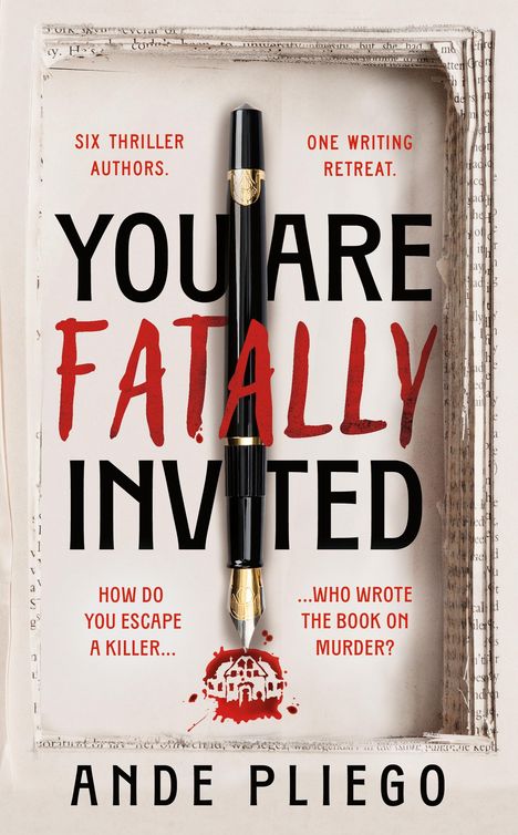 Ande Pliego: You Are Fatally Invited, Buch