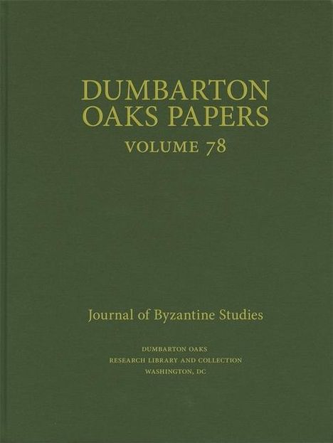 Dumbarton Oaks Papers, 78, Buch