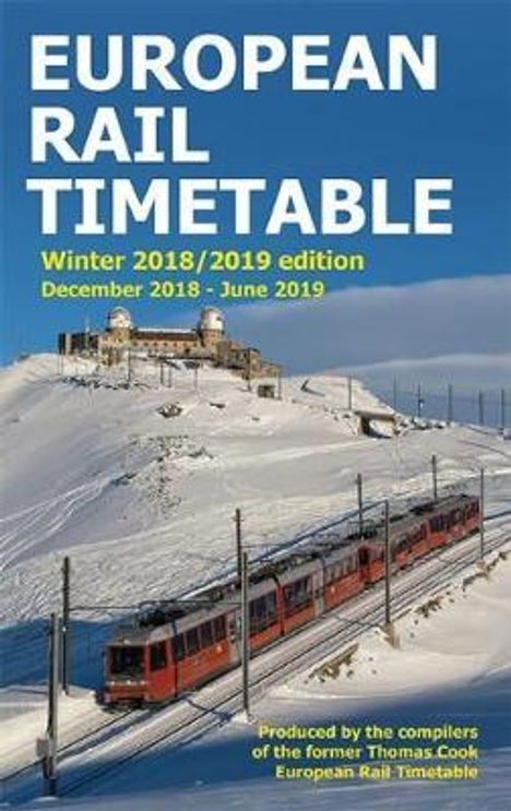 John Potter: Potter, J: European Rail Timetable Winter 2018-2019 Edition, Buch